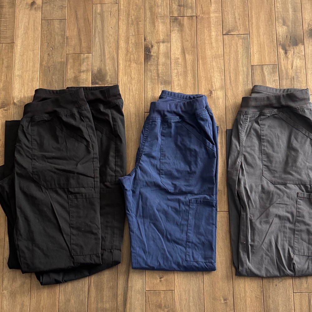Women’s Scrub Pants - Black, Blue, Gray